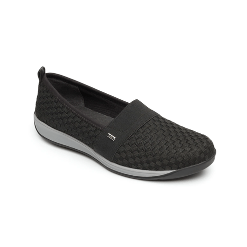 mocasin de servicio flexi para mujer 18112 negro