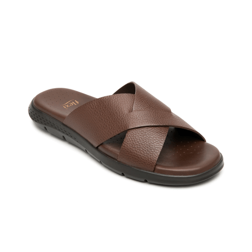 sandalia flexi para hombre 400020 nogal