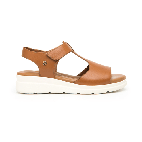sandalia flexi para mujer 124202 tan