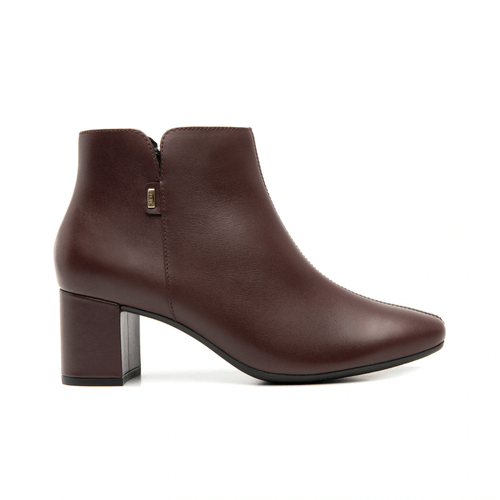 botin con tacon flexi para mujer 11976 vino