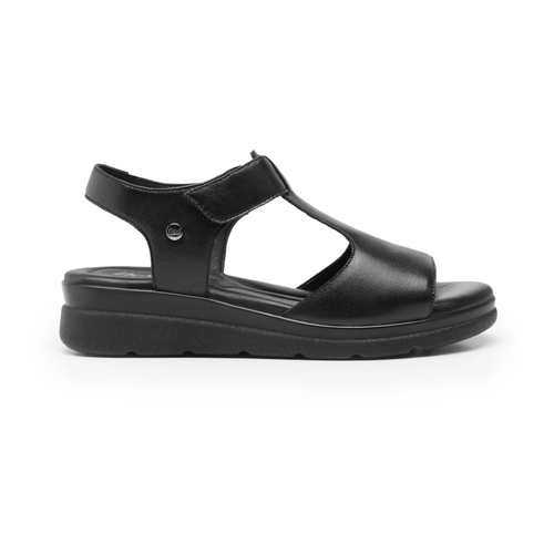 sandalia flexi para mujer 124202 negro