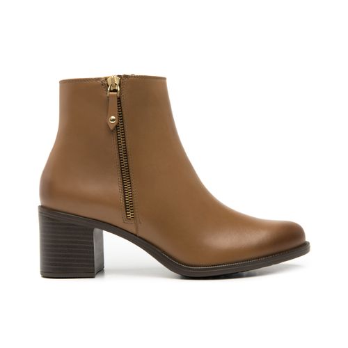 botin con tacon flexi para mujer 109220 camel