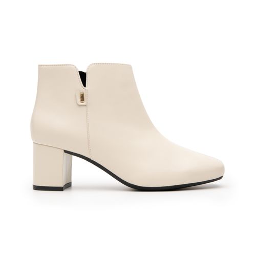 botin con tacon flexi para mujer 119706 beige