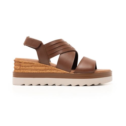 sandalia flexi para mujer 127702 tan