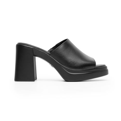 sandalia de tacon flexi para mujer 127601 negro