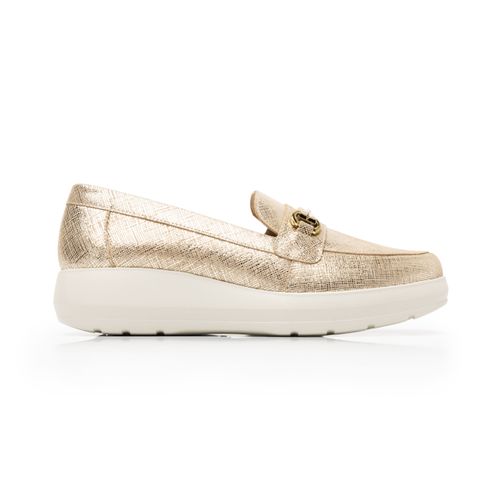 mocasin flexi para mujer 126706 oro