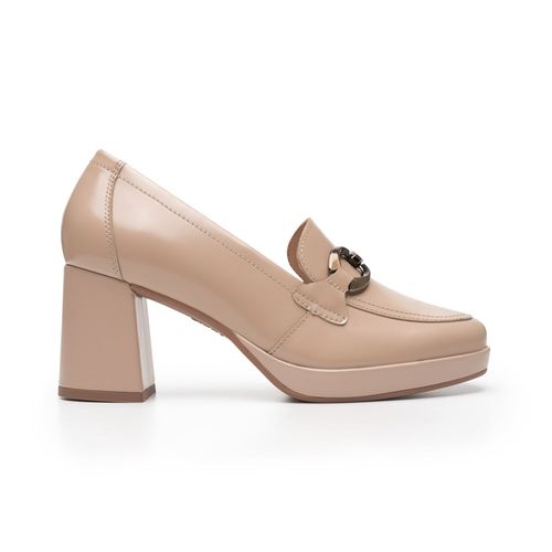 mocasín con plataforma flexi para mujer 127202 beige