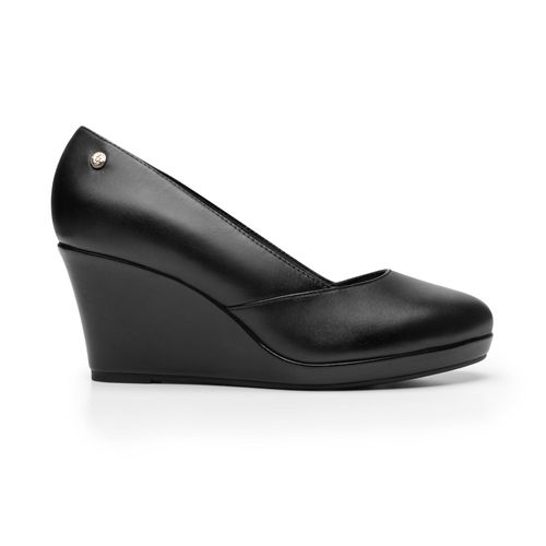 mocasin con plataforma flexi para mujer 129603 negro