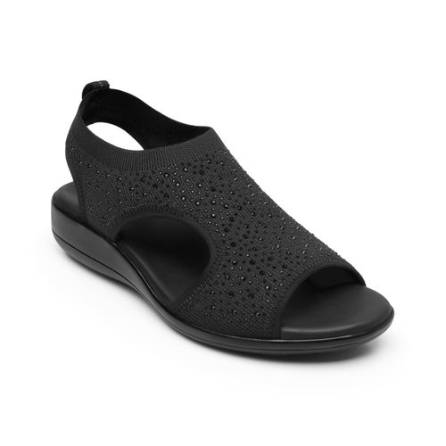 sandalia flexi para mujer 34928 negro