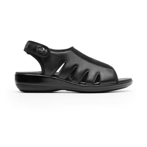 sandalia flexi para mujer 34933 negro