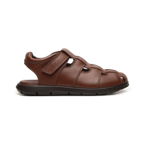 sandalia flexi para hombre 400026 caoba