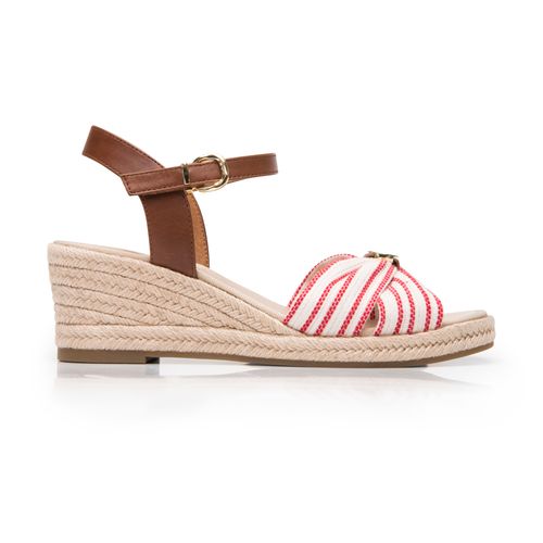 sandalia flexi para mujer 135401 rojo