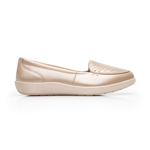 mocasin flexi para mujer 101912 dorado