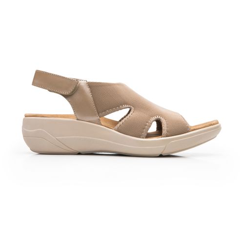 sandalia flexi para mujer 133703 beige