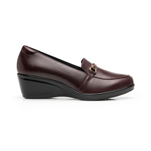 mocasin con tacon flexi para mujer 45233 vino