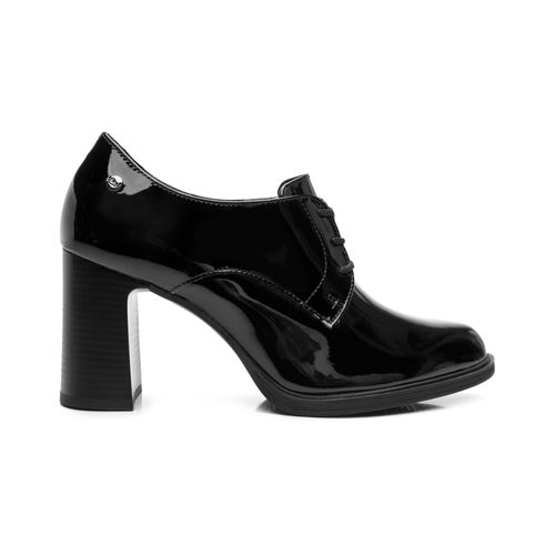 mocasin con tacon flexi para mujer 130610 negro