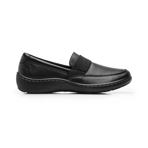 mocasin flexi para mujer 138101 negro