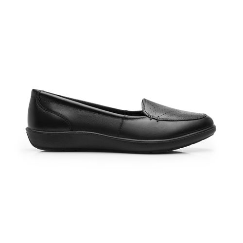 mocasin flexi para mujer 101912 negro