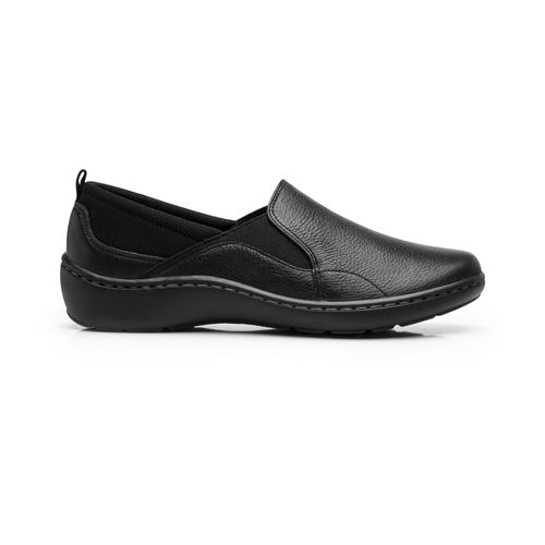 mocasin flexi para mujer 138104 negro