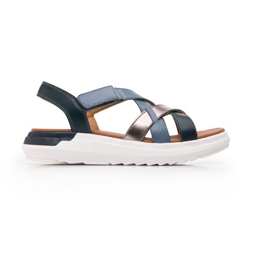 sandalia flexi para mujer 129403 azul