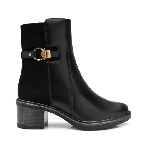 botin con tacon flexi para mujer 137701 negro