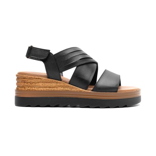 sandalia flexi para mujer 127702 negro