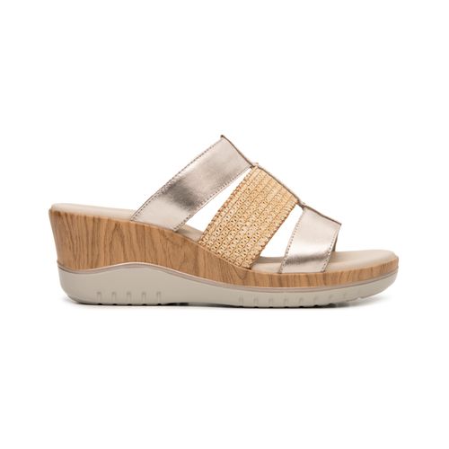 sandalia flexi para mujer 113327 oro rosa