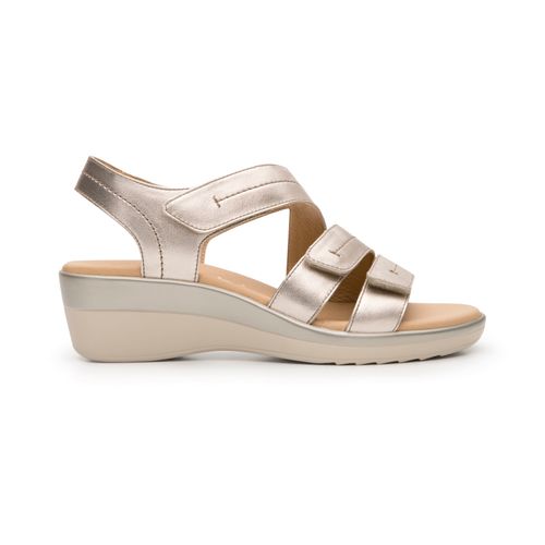 sandalia flexi para mujer 116026 oro rosa