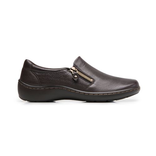 mocasin flexi para mujer 138109 café